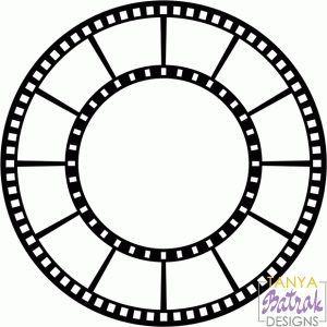 Film Circle Frame (12 Photos)
