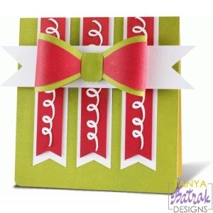 Folded Card With Bow