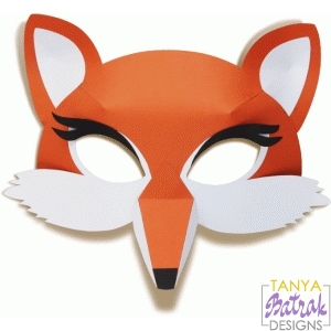 Fox Mask svg cut file