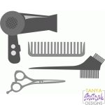 Hairdresser Kit svg cut file