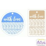 Knitted Gift Tags svg cut file