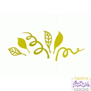 Leaves And Sprouts svg cut file