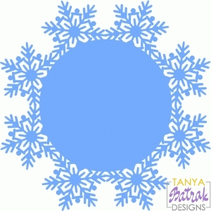 Snowflake Doily svg cut file