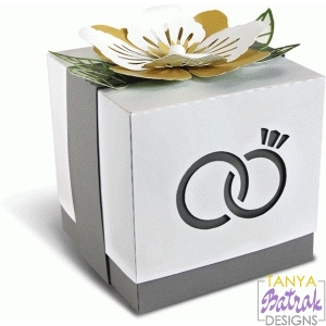 Wedding Gift Box Svg File