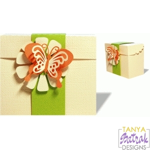 Gift Box With 3D Butterfly