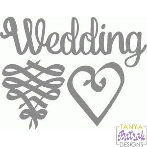 Download Wedding Set svg cut file for Silhouette, Sizzix, Sure Cuts ...
