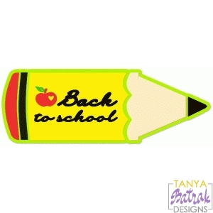 Back To School Pencil