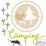 Camping svg cut file