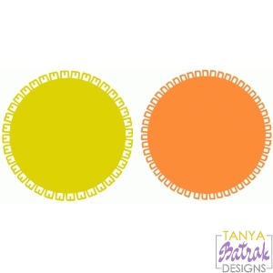 Doilies Set with 2 Designs SVG