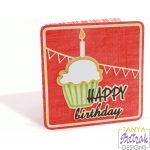 Happy Birthday Card svg cut file