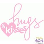 Hugs & Kisses svg cut file