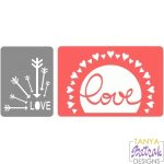 Love Cards SVG Set svg cut file