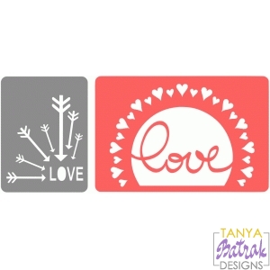 Love Cards SVG Set