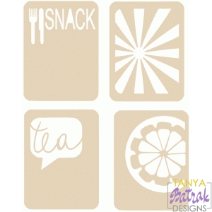 Snack Journaling Card Set