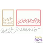 Sweet Memories svg cut file