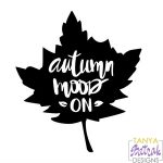 Autumn Mood On svg cut file