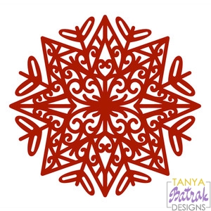 Beautiful Lace Snowflake