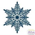 Beautiful Snowflake svg cut file
