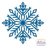 Nordic Snowflake svg cut file