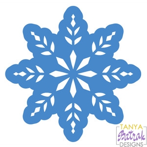 Download Snowflake Stencil svg cut file for Silhouette, Sizzix ...
