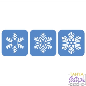 Snowflakes Stencil Set