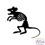 Standing Mouse Skeleton svg cut file