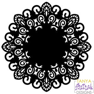 Download Beautiful Lace Doily svg file