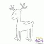 Deer Sketch svg