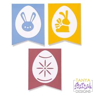 Download Easter Layered Banners svg file