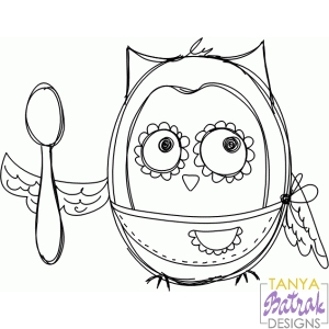 Owl Cook Sketch