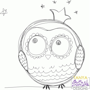 Owl Princess Sketch