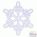 Snowflake Design Sketch svg