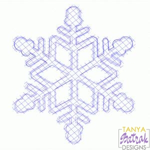 Snowflake Design Sketch