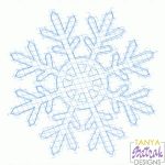 Snowflake Sketch svg