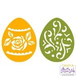 Easter Egg Stencils svg file