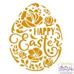 Happy Easter Egg svg file