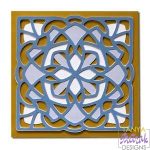 Layered Middle Eastern Tile Card svg file