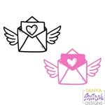 Love Letter Envelope svg file