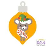 Christmas Ornament With Mouse svg file