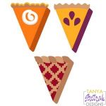 Thanksgiving Pie Banners svg file
