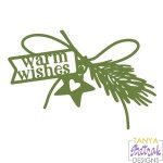 Warm Wishes Label svg file