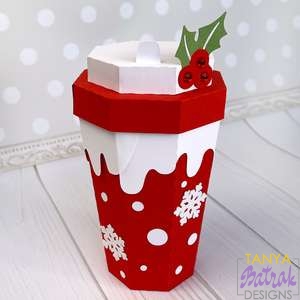Winter Coffee Cup Box